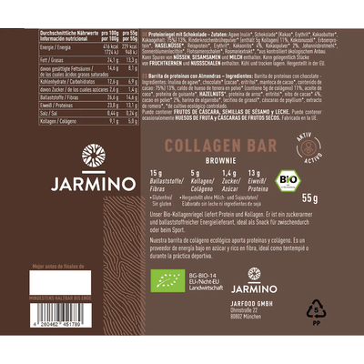 Jarmino Kollagen Riegel Brownie