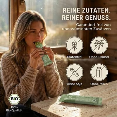Jarmino Kollagen Riegel Matcha