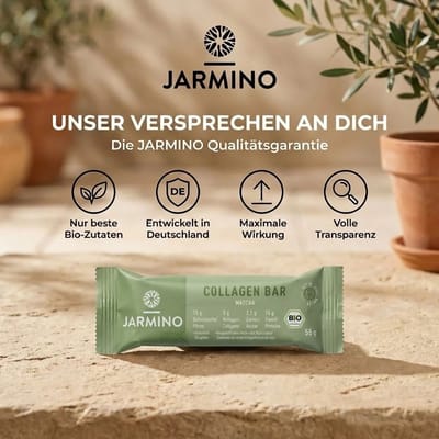 Jarmino Kollagen Riegel Matcha