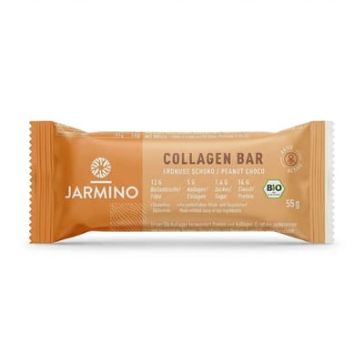 12er Tray Jarmino Kollagen Riegel Erdnuss