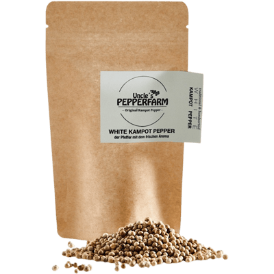 Weißer Kampot Pfeffer - Nachfüllpack