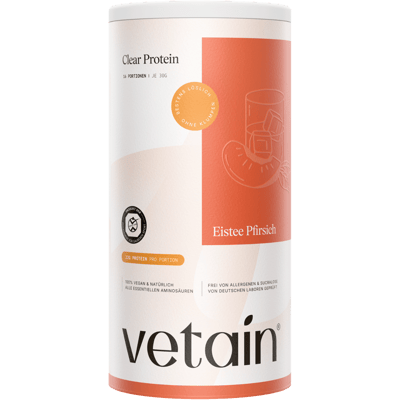 Vetain Vegan Clear Protein Eistee-Pfirsich