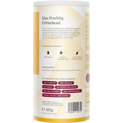 Vetain Vegan Clear Protein Mango-Maracuja