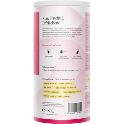 Vetain Vegan Clear Protein Skiwasser