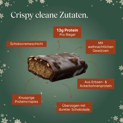 Vetain CRISPY Vegan Protein Bar Lebkuchen