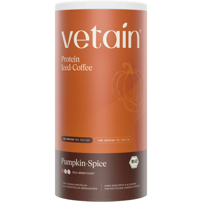 Vetain veganes Proteinpulver Iced Coffee Pumpkin Spice