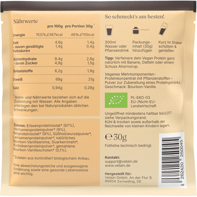 Vetain veganes Proteinpulver Vanille