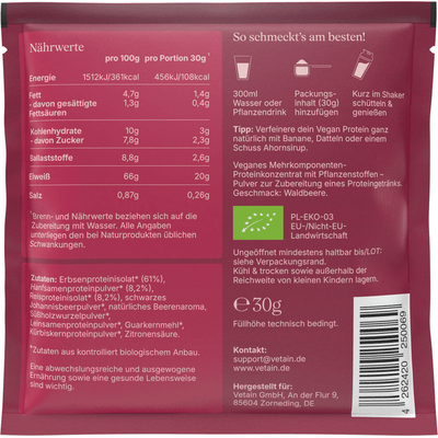 Vetain veganes Proteinpulver Beere