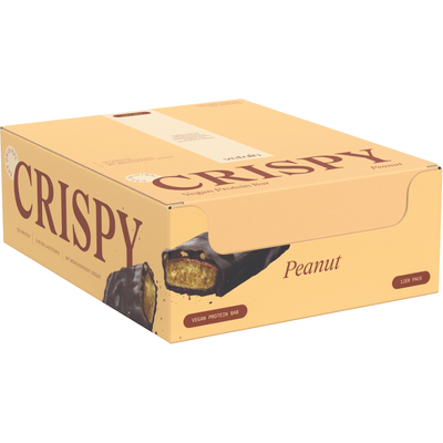 12er Tray Vetain CRISPY Vegan Protein Bar Peanut