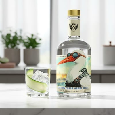 Eastern Clear Grain Spirit - Alkoholfreier Vodka
