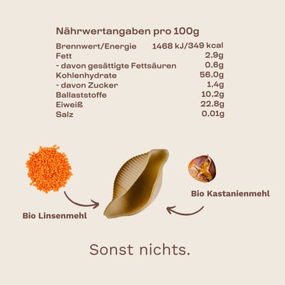 Maroni Pasta - Muscheln