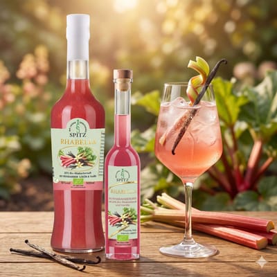 Bio Manufaktur Spitz Rhabella – naturtrüber Bio-Rhabarberlikör