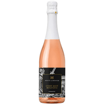König & Krieger Cuvée Rosé Mousseux - non-alcoholic alternative to sparkling wine