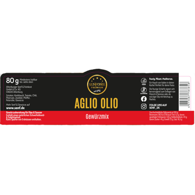Aglio Olio - Gewürzmix