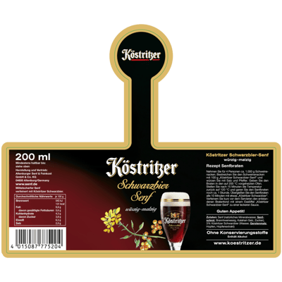 Köstritzer Schwarzbier Senf