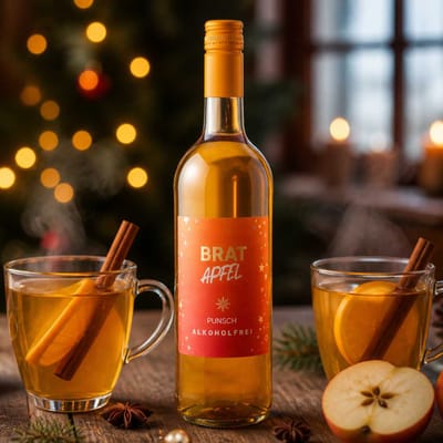 Drathen Sternthaler Bratapfel Punsch - alkoholfreie Alternative zu Glühwein