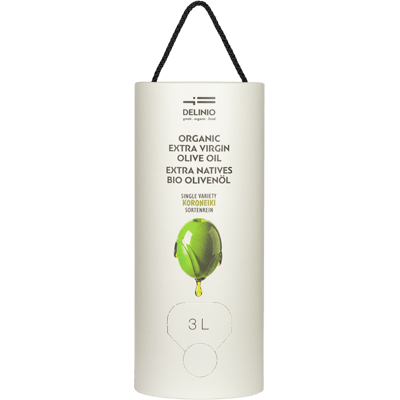 Extra Natives Bio Olivenöl KORONEIKI 3 Liter Tube