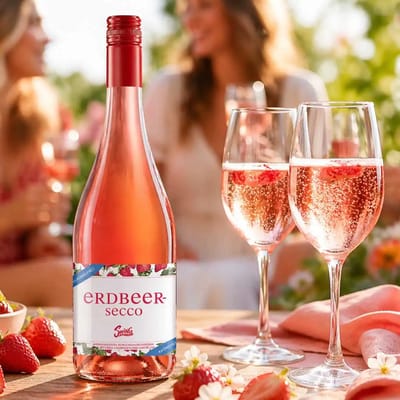 Drathen Erdbeer Secco - alkoholfreier Secco