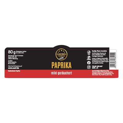 Geräucherter Paprika Premium - Gewürz