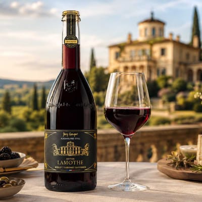Jörg Geiger Edition Lamothe - alkoholfreier Rotwein aus Merlot & Cabernet Sauvignon