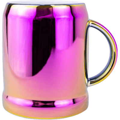 LOGOKrug Kaffeekrügerl Pink Alien in Flip Flop Pink