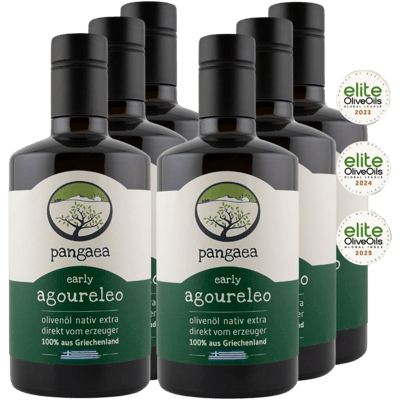 Pangaea Sparpaket 3 - 6x Early Agoureleo Olivenöl extra nativ