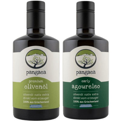 Pangaea Doppelpack - Premium Olivenöl und Early Agoureleo