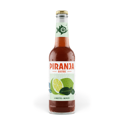 20er PIRANJA-EISTEE Limette-Minze
