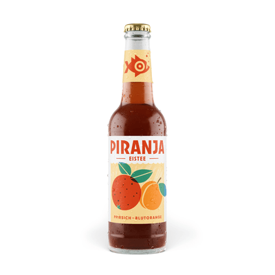 20er PIRANJA-EISTEE Pfirsich-Blutorange