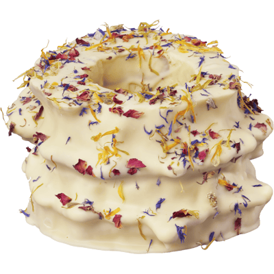 Salzwedeler Baumkuchen Weiße Schokolade mit Blütenzauber