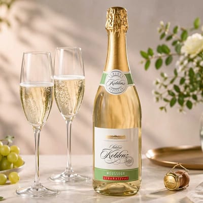 Drathen Schloss Koblenz Mousseux - alkoholfreie Alternative zu Sekt