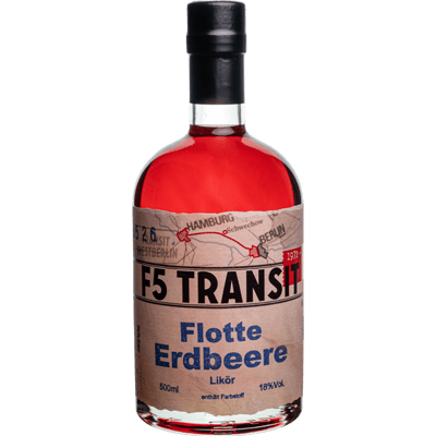 Schwechower Flotte Erdbeere Likör No. 5526 F5-Transit