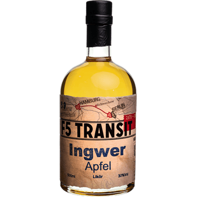 Schwechower Ingwer Apfel Likör No. 5559 F5-Transit