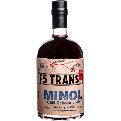 Schwechower MINOL Schoko-Chili-Likör No. 5528 F5-Transit