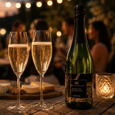 König & Krieger Riesling Mousseux - non-alcoholic alternative to sparkling wine