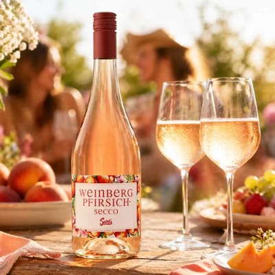Drathen Weinbergpfirsich Secco - alkoholfreier Secco