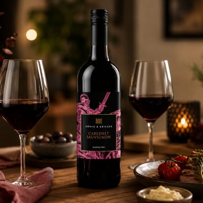 König & Krieger Cabernet Sauvignon - non-alcoholic red wine