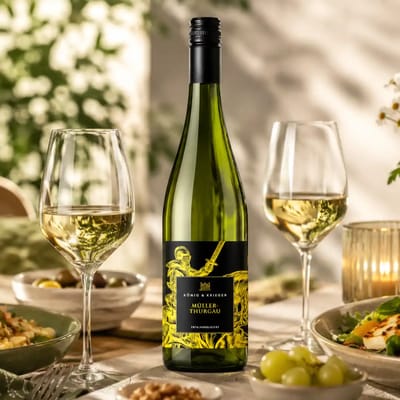 König & Krieger Müller-Thurgau - non-alcoholic white wine