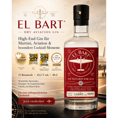 El Bart Dry Aviation Gin