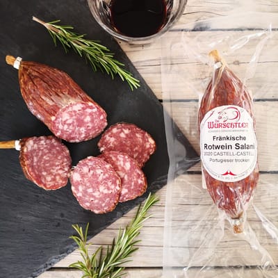 Die Wurschtler Rotwein Salami
