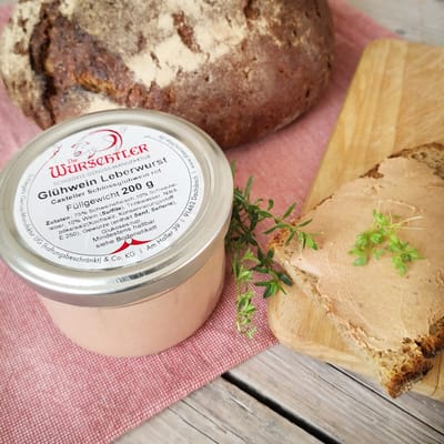 Die Wurschtler Glühwein Leberwurst