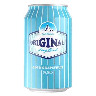 24x Hartwall Original Gin Long Drink - Gin & Grapefruit