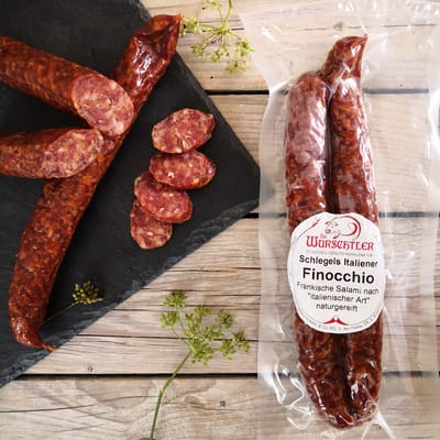 Die Wurschtler Salami Finocchio - Schlegels Italiener mit Fenchel