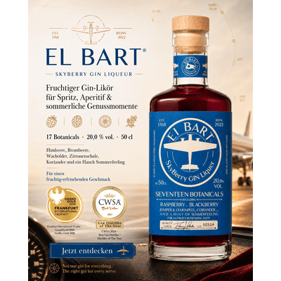 El Bart SkyBerry Gin Liqueur