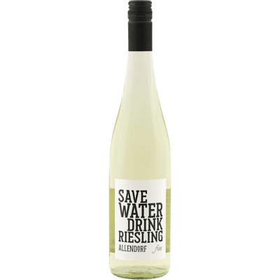 Allendorf Save WATER Drink Riesling Non-Alcoholic - White Wine Alternative