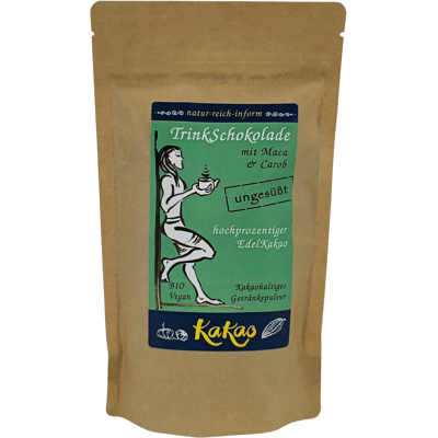 io TrinkSchokolade mit Maca & Carob - ungesüßt