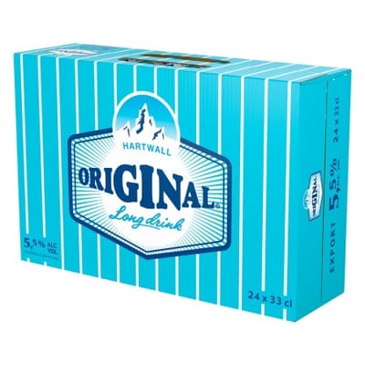 24x Hartwall Original Gin Long Drink - Gin & Grapefruit