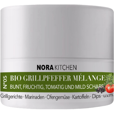 Nora Kitchen Bio Grillpfeffer Mélange - Gewürzmischung
