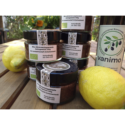 vanimo "Sommerlich frisch & Zitrone" - Bio-Tapenade mit Zitrone