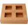 Gewürzständer aus Holz für 4 Gewürze